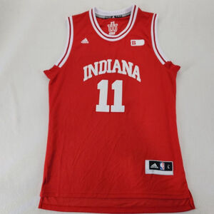 Indiana Hoosiers Mens Adidas L Red Basketball Jersey College #11